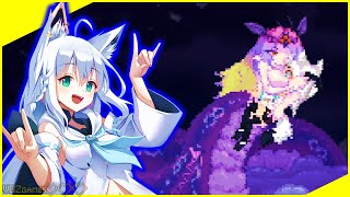 Sachiho cosplay as Shirakami Fubuki - Echidna Wars Dx all bosses fight + end Game screenshot 5