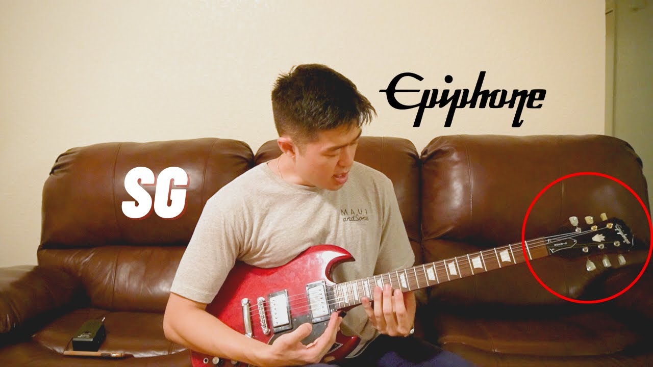 1996 Epiphone Cherry SG Standard G-400 | Cheap, lightweight and