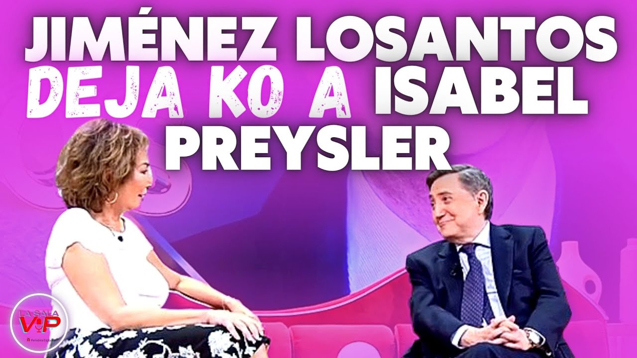 JIMÉNEZ LOSANTOS deja KO a ISABEL PREYSLER: 