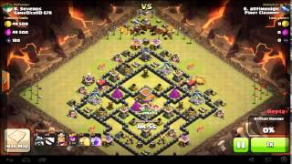 clash Of Clans Best Th8 War Base Anti Dragon Trophy Base + Defense Replays Oyuncunun Teki