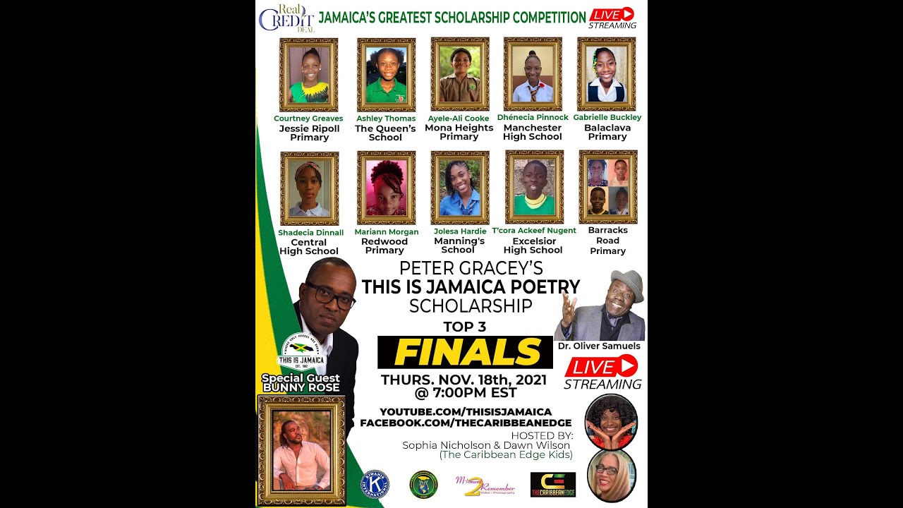 This is Jamaica Poetry Competition Finals (Top 3)