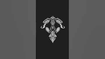 3D Modeling | woth_0218 | Zbrush Timelapse | #zbrush  #3dmodeling #3d #character  #creature #shorts