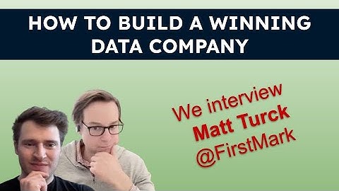 Demystifying the 2023 Data Landscape with Matt Turck from FirstMark