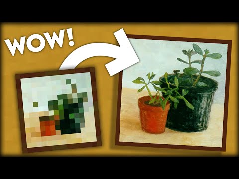 Minecraft: ALL the paintings in REAL life/ Unpixelated!