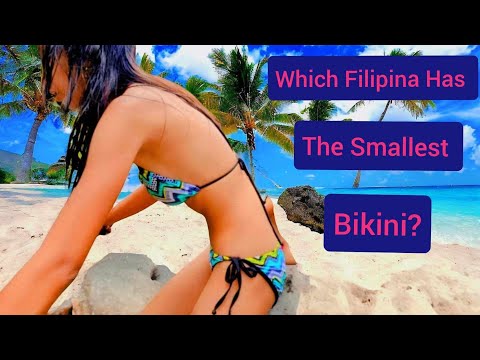 #beautiful  Which Filipina Has The Smallest Bikini? in Philippines
