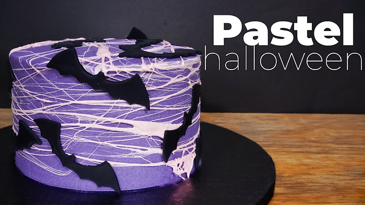 Cómo hacer una TELARAÑA DE MALVAVISCO para tu PASTEL DE HALLOWEEN 🕸 | FonQui