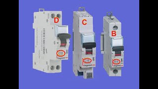 المستعمل في المنازل Disjoncteur C شرح رموز الفواصل الكهربائية وكيف يعمل النوع