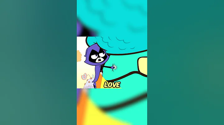 OMG Raven shows LOVE! #reels #teentitansgo #dc #shorts #funny