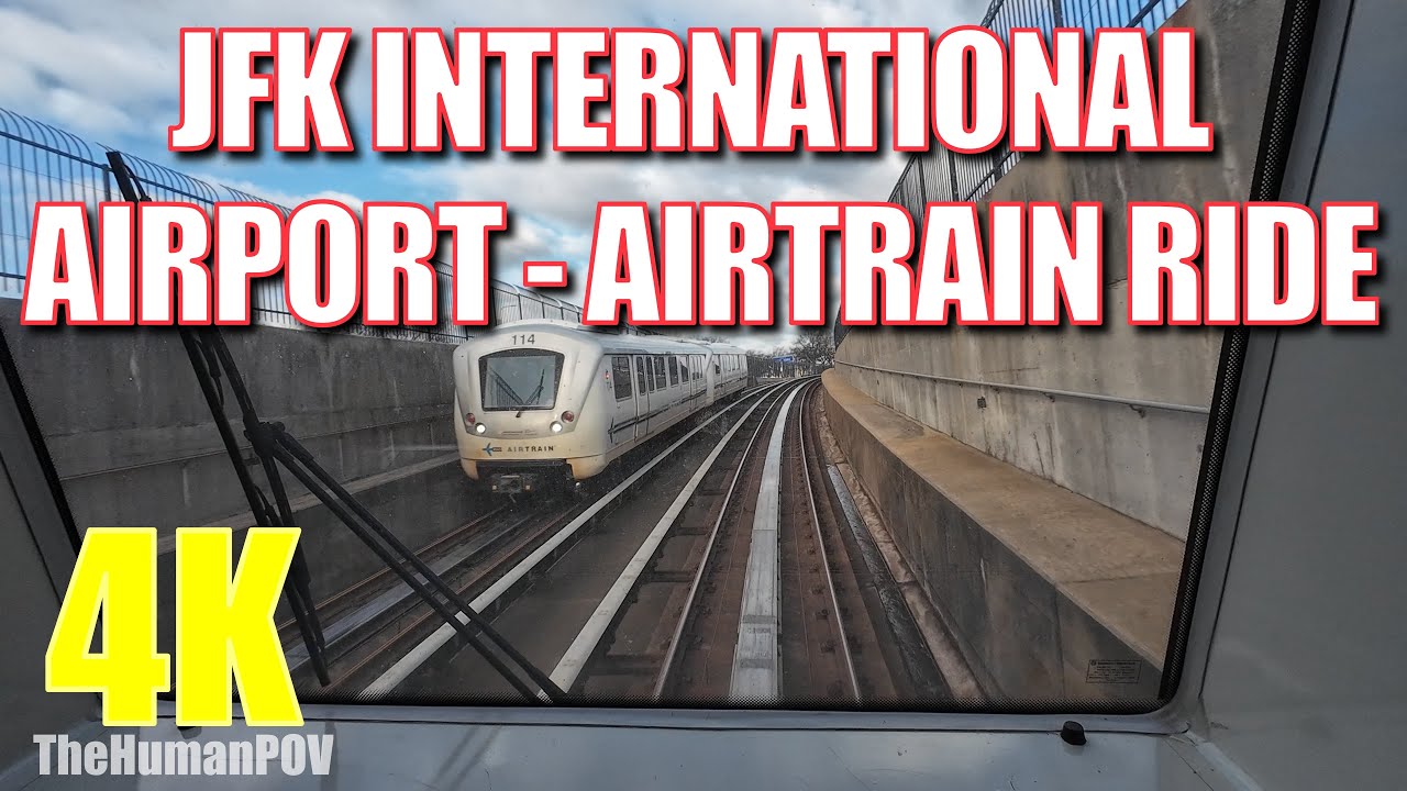 John F. Kennedy International Airport (JFK) Airtrain Ride - December 2025 | 4K