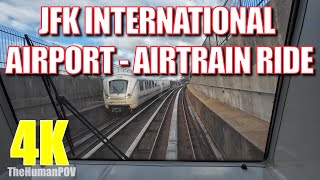 John F. Kennedy International Airport (JFK) Airtrain Ride - December 2025 | 4K