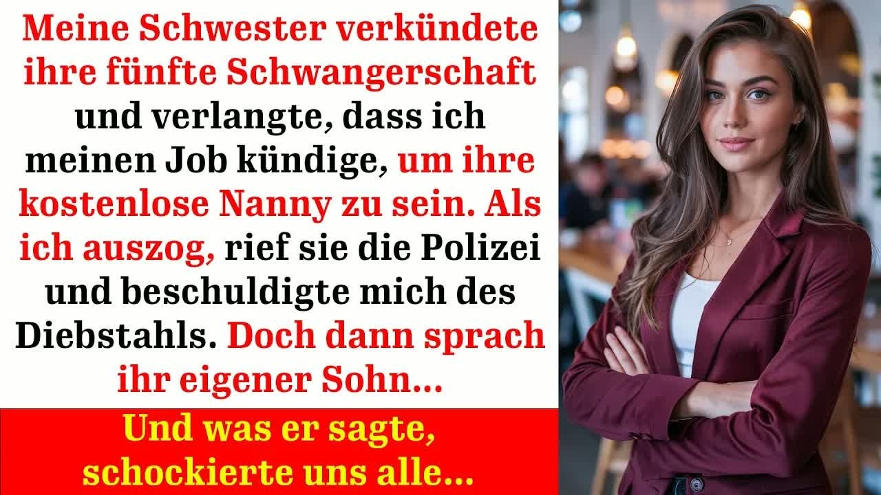 Meine Schwester log die Polizei an doch ihr eigener Sohn enthüllte die Wahrheit…