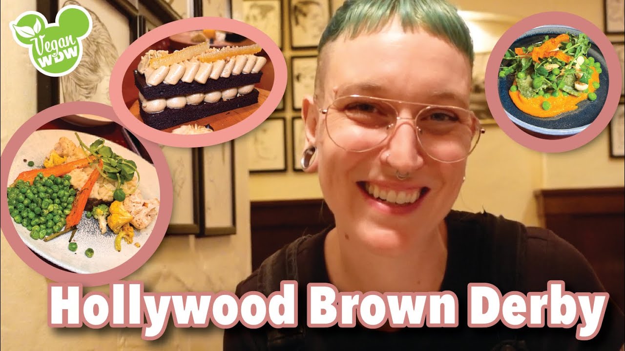 Веганские блюда в ресторане Hollywood Brown Derby на территории Hollywood Studios