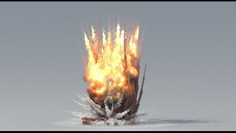 PhoenixFD - Explosion Mixing Colors