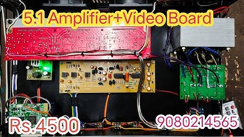 Low cost 5.1 Amplifier & Video Board Ravi-9080214565
