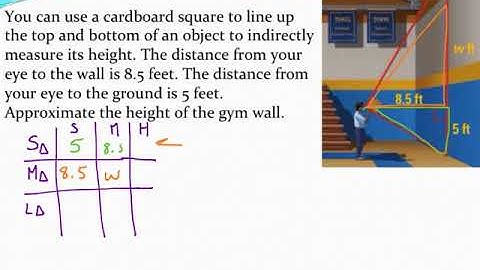Using similar overlapping right triangles applications