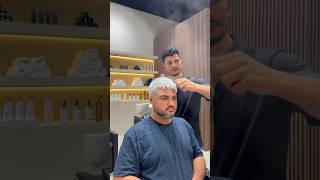 صبغة شعر رمادي صبغة_شعر silver hair  hairstyle silverhair hair highfade haircut