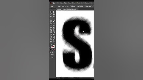 Halftone Text Effect in Illustrator | Easy Tutorial #illustrator tutorial