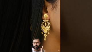 #gold #shortsfeed #shortvideo #fashion #bridaljewellery #goldearrings
