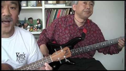 Ticket to Ride (ukulele and bass Beatles cover)