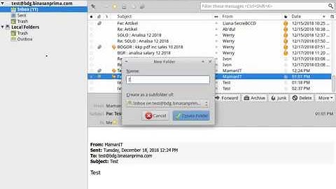 Fix Error Email -  Folder (Inbox) is Full in Thunderbird Mail 1st way