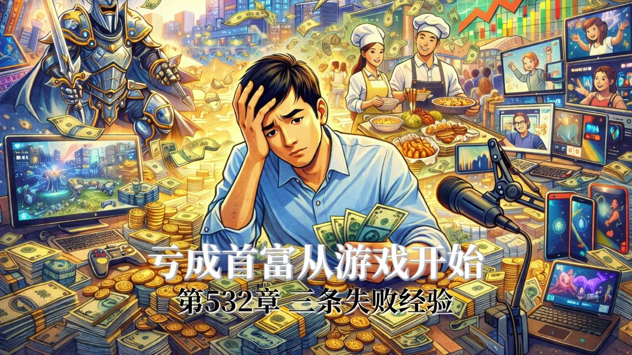 《亏成首富从游戏开始》 | 彭昱畅、林允主演电视剧《年少有为》原著小说有声书 | 第531章 ～ 第535章