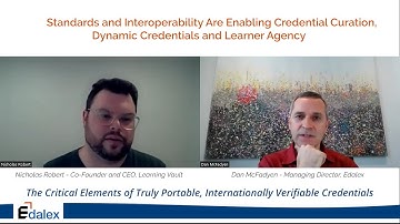 The Critical Elements of Truly Portable, Internationally Verifiable Credentials - Edalex Interview