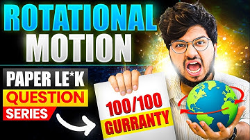 Class 11 Physics – Most Important Questions | System of Particles & Rotational Motion | 2025–2026