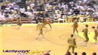 Magic Johnson 1987: 26pts & 17asts vs. Cleveland Cavaliers