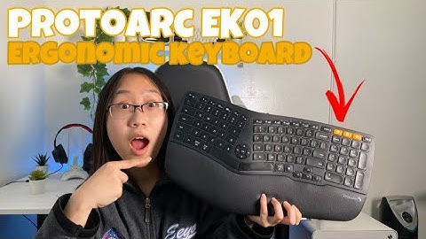 My First Ergonomic Split Keyboard - ProtoArc EK01 Keyboard Review