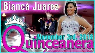 Bianca Juarez Quinceanera Surprise Dance |Taki Taki,  Dreaming of You, Fergilicious, Backstreet Boys