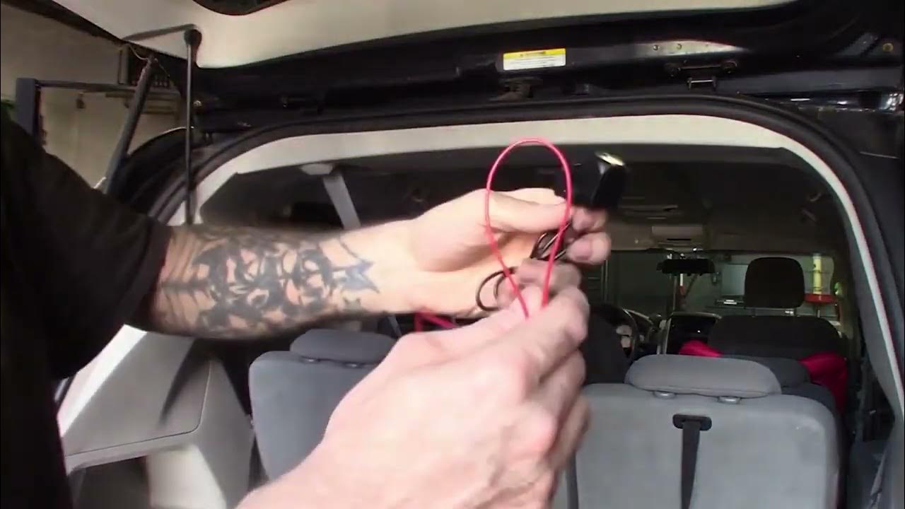 Step21 Install the rear camera inside your car Arifayz Q4 Dual Dash