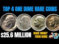 4 ultra rare one dime coins worth a lot of money coins worth money