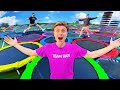 I Built the World&#39;s Biggest Trampoline Park!!