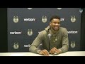 "I'm changing the narrative." Giannis Antetokounmpo Press Conference | 3.31.22