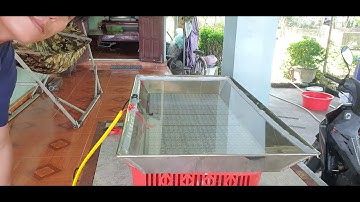 #test cây đèn câu mưc 2màu trắng và xanh lá.190w dùng bình ắc quy.