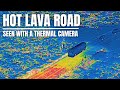 The new icelandic lava road after 2 eruptions  thermal drone view and more