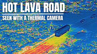 The New Icelandic Lava Road After 2 Eruptions  Thermal Drone View and More
