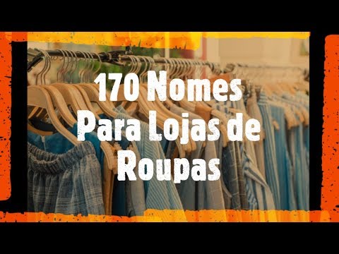 lista de lojas de roupas