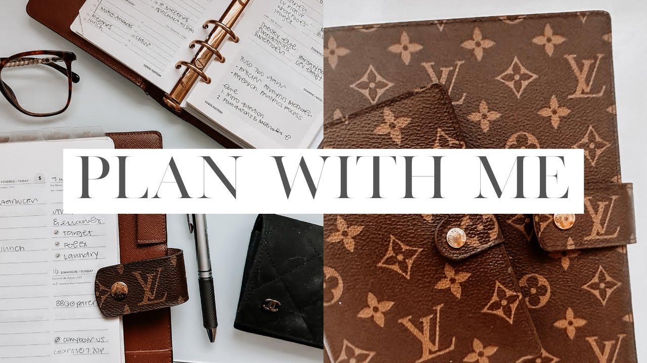 LOUIS VUITTON AGENDA PM REVIEW, SETUP & PLAN WITH ME!