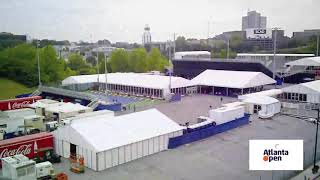 Watch the Build of the 2021 Truist Atlanta Open presented by Fiserv stadium