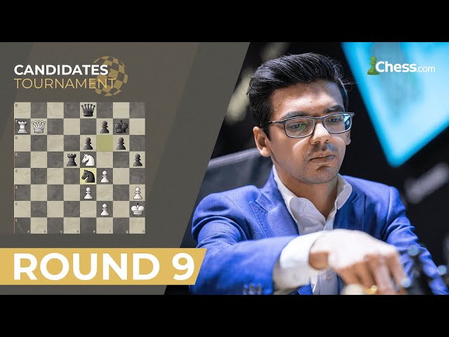 Welcome Back Anish Giri  FIDE Candidates Round 9 