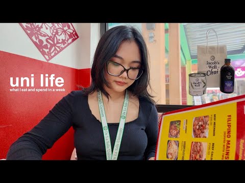 life so far ✯ how much I spend at college, where to eat in taft & at home drinks