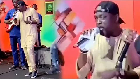 Oganla Alabi Pasuma Hiphop freestyle on Stage