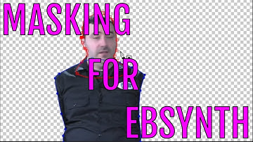 "Tutorial" on cutting out people for Ebsynth.