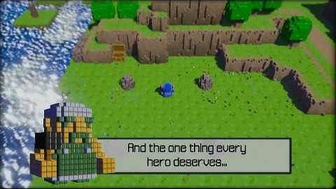 3D Dot Game Heroes - Natural Sword Enhancement Trailer - PlayJamUK