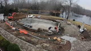 Pool Demolition and Rebuild Time-Lapse