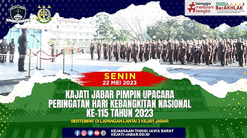 Upacara Peringatan Hari Kebangkitan Nasional ke-115 Tahun 2023 Kejati Jabar