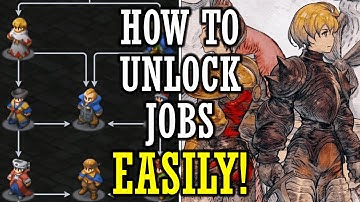 Final Fantasy Tactics: The Ivalice Chronicles - How To Easily Unlock All Jobs In Chapter 1!