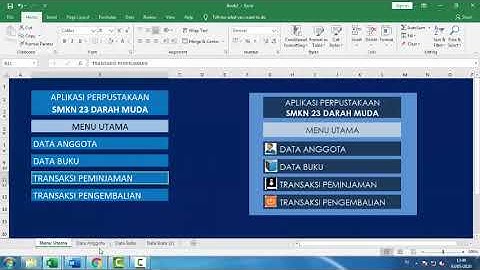 Aplikasi Perpustakaan MS Excel