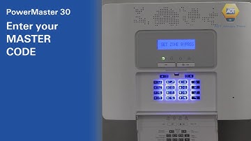 How to change your alarm master code - PowerMaster 30 Panel - ADT UK